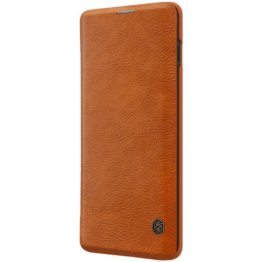 Кожаный чехол-книжка Nillkin Leather Qin для Samsung Galaxy S10 Plus