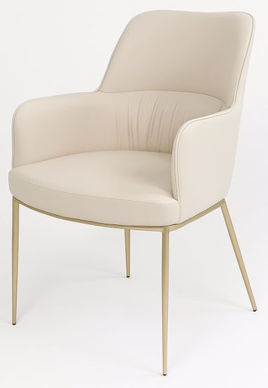 Стул BRUNO Milk Ti-02, PU / шампань