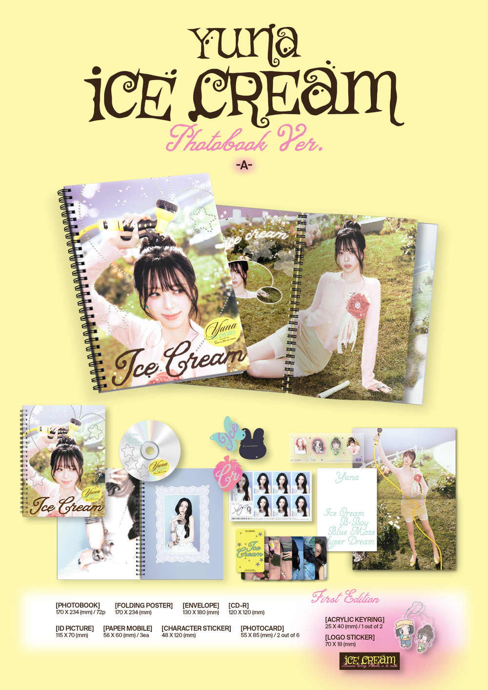 Альбом YUNA (ITZY) - Ice Cream (Photobook Ver.)