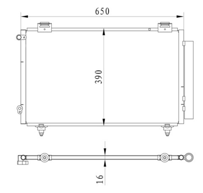Kular - 86079-KLR - Condenser, air conditioning