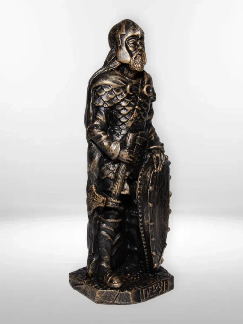 Коллекционная алтарная фигурка статуэтка славянский Бог Перун оберег для дома