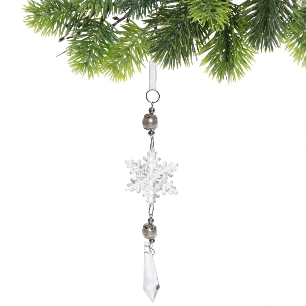 Подвеска «Ледяная сказка» 5,5*19 см, Белый