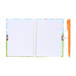 Блокнот детский Basir на замке, с ручкой, формат А6, серия "Лиса", переплет 7БЦ, 15*11 см, 48 листов, ассорти