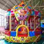 Детский надувной батут "Шатёр цирка" 4*4*4 м