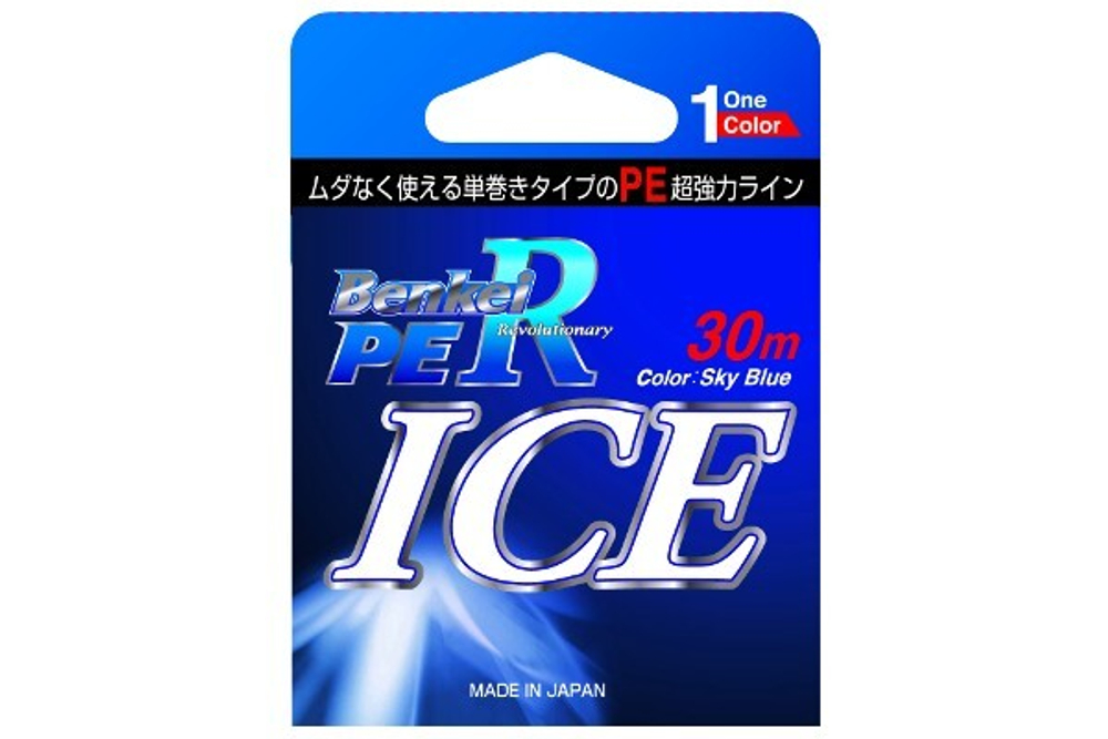 Шнур Benkei ICE, 30м, небесно-голубой D-2, 0,235мм, 12,6кг