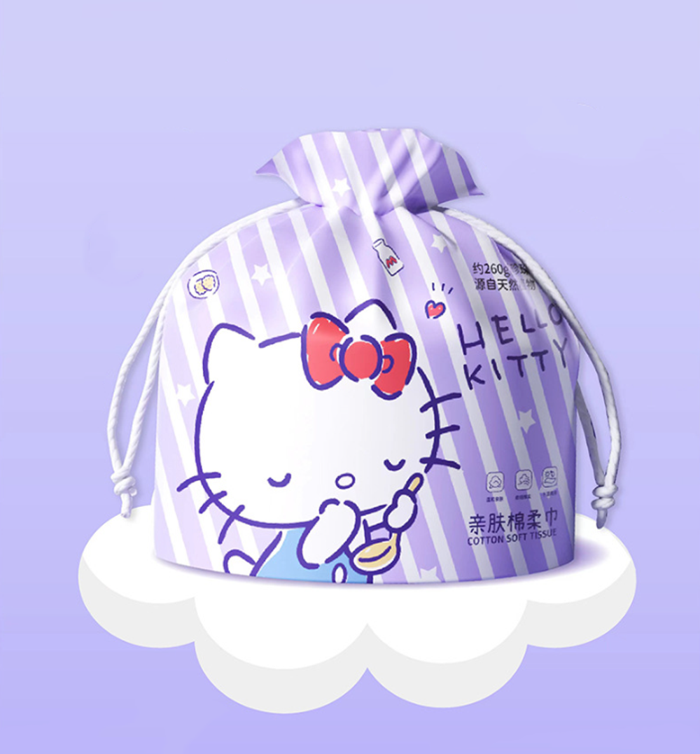 Хлопковые полотенца "Cotton tissue", фиолетовые