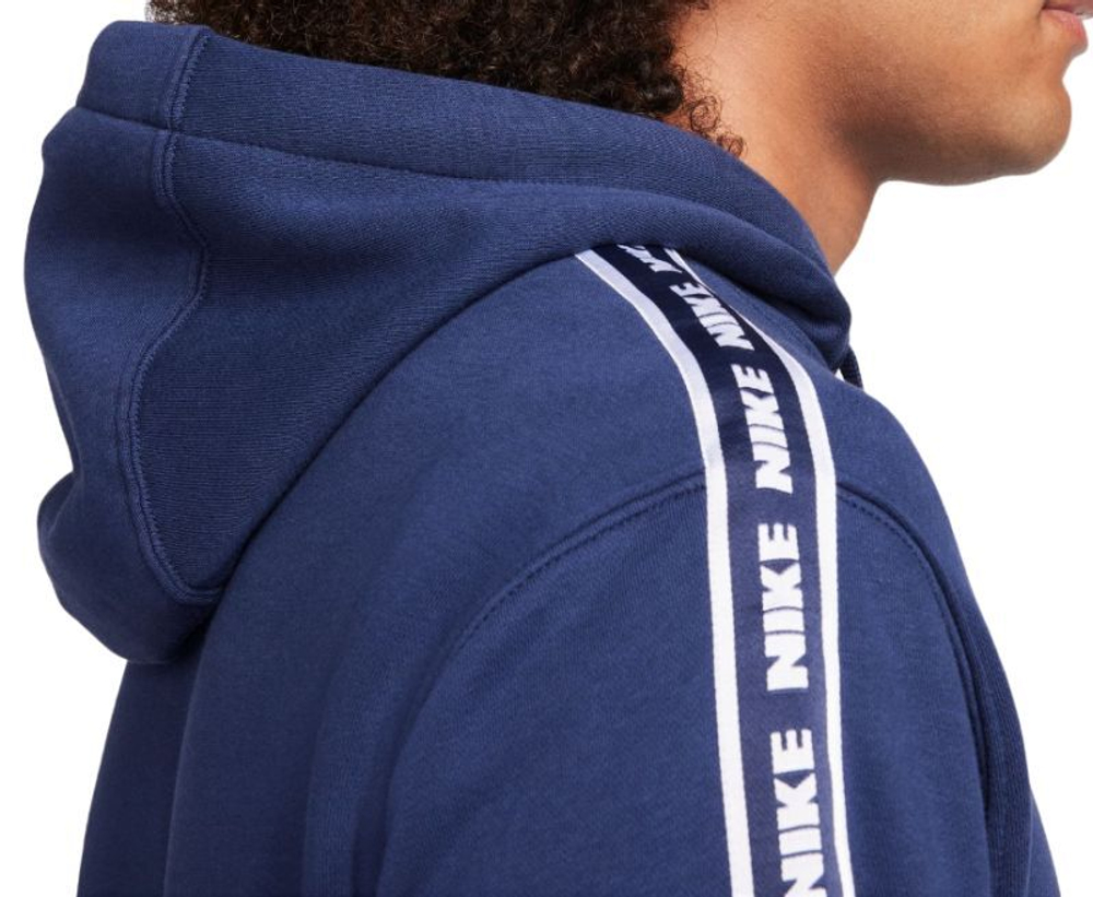 Мужской теннисный костюм Nike Club Fleece Casual Hoodie - небесный