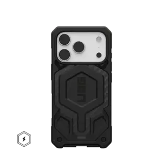 UAG Monarch Pro with MagSafe Series Case for Apple iPhone 17 Pro Carbon Fiber (Чёрный)