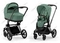Детская коляска Cybex Priam IV 2 в 1 Leaf Green шасси Matt Black