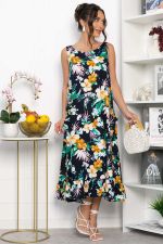 Сарафан Нимфа (синий/цветы) П13959-10М LT Collection
