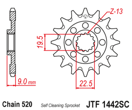 Звезда JTF1442.13SC