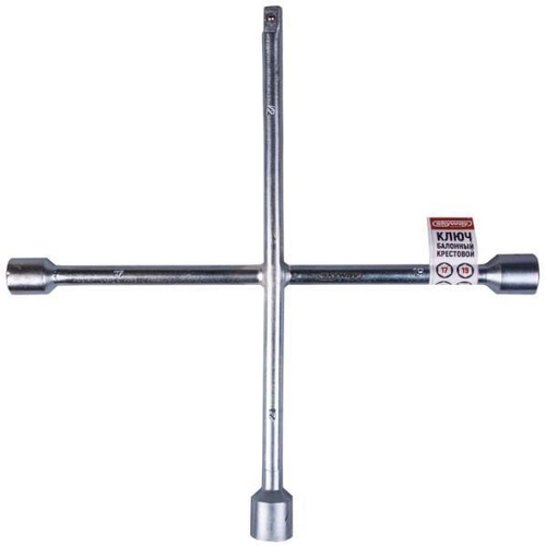 Ключ баллонный 17x19x21 36 мм крестовой 1/2" усиленный Skyway