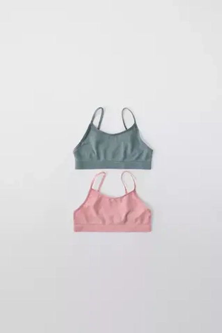 ZARA НАБОР ИЗ ДВУХ ТОПОВ SEAMLESS, РАЗНОЦВЕТНЫЙ