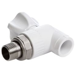 Кран радиаторный FUSITEK угловой 20x1/2, FT07401