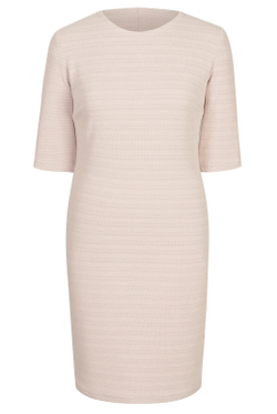 Повседневное платье 1207Л, Пудровый #132П051207Л