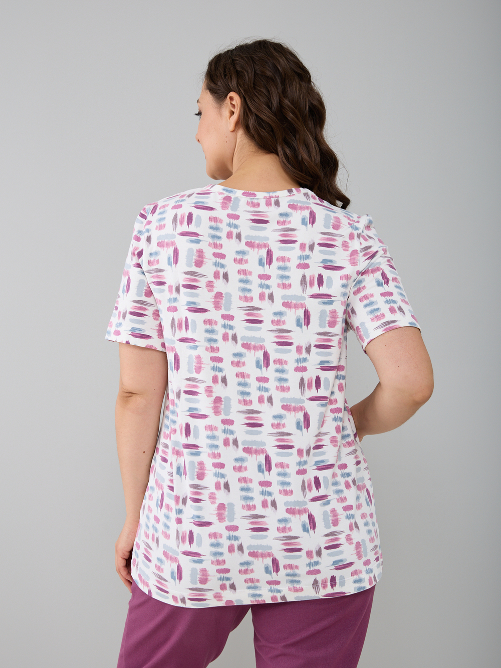 Футболка Фкл-222/экрю-цветныемазки