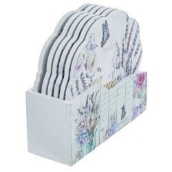 GAEM Набор из 6-ти подставок под кружку на подставке, L11 W4 H10 см