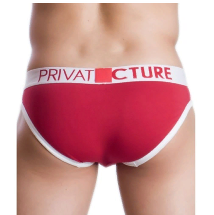 Мужские трусы слипы красные Private Structure NOS Spectrum Red Brief PST0055