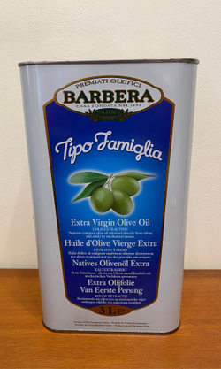 Оливковое масло BARBERA Tipo Famiglia Extra Virgin 3 литра в жестяной канистре Италия