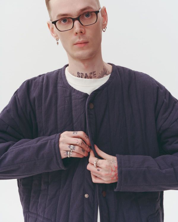 Куртка ватник Blue Depths синяя - фото 8