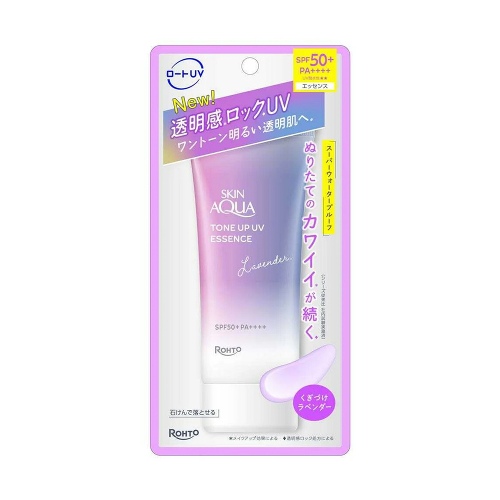 Солнцезащитная эссенция для лица и тела Rohto Skin Aqua Tone UP UV Essenc