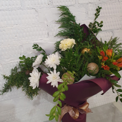 Букет сборный новогодний