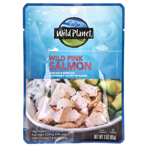 Wild Planet, Дикий горбуша без кожи и без костей, 85 г (3 унции)