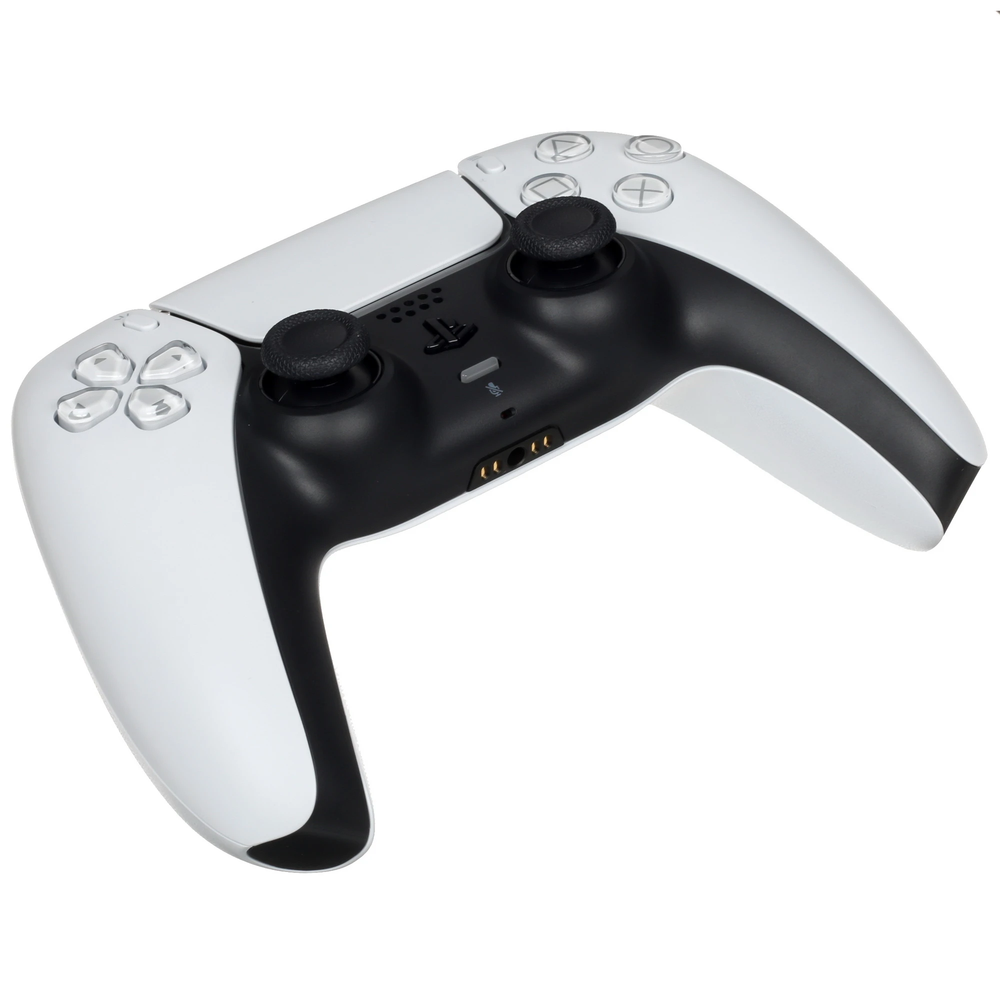 Геймпад беспроводной/проводной Sony PlayStation DualSense basic белый [для Android, iOS, PC, PlayStation 5, подключение - USB Type-C, Bluetooth, виброотдача, питание от USB, от аккумулятора]