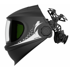 Щиток защитный лицевой сварщика РОСОМЗ НН38 Стальной Барс (маска сварщика) с откидным АСФ, арт. 53825