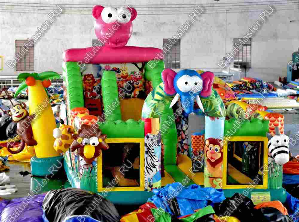 Надувной батут "Бегемотик"
