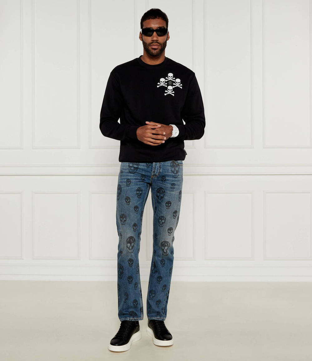 Худые Skull&Bones Philipp Plein - черный(MJO1297 PJY002N)