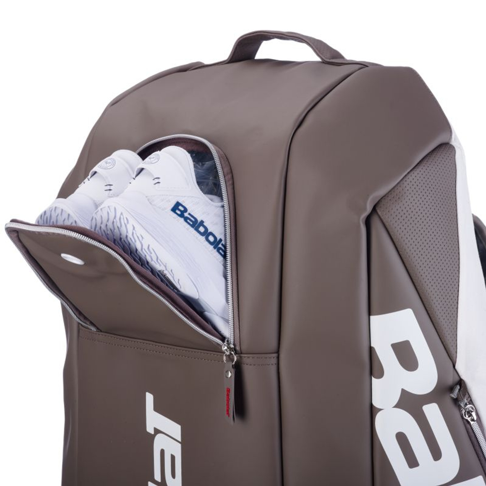 Сумка теннисная Babolat RH9 Pure Wimbledon - white/brown