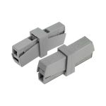 Строительно-монтажная клемма СМК 224-201 для светильника на 2 проводника (1,0-2,5)/(0,5-2,5) мм² (5