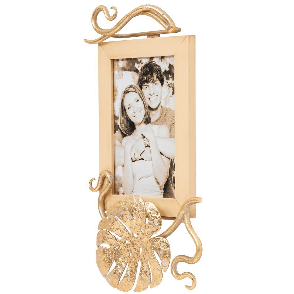 Фоторамка Monstera Deliciosa (Монстера) Айвори Мраморное золото