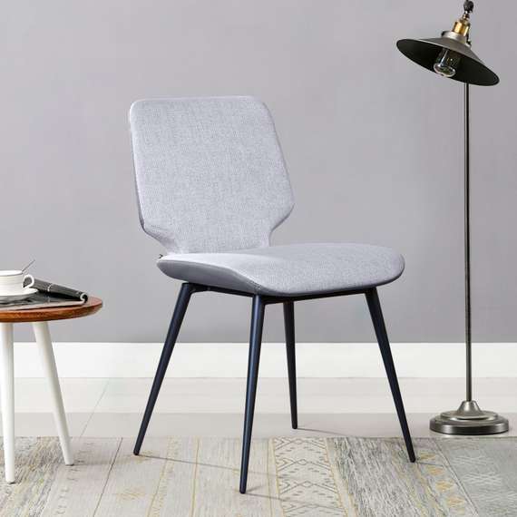 Стул Adam, рогожка комби серый