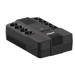 Источник бесперебойного питания ИБП CBR [UPS-OFK-101E-600] 600VA/360W, Schuko CEE 7 Outlets: (x4 Battery & Surge Protected; x4 Surge Protected), LED, AVR, 12V/7Ah