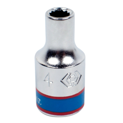 KING TONY (233004M) Головка торцевая стандартная двенадцатигранная 1/4", 4 мм