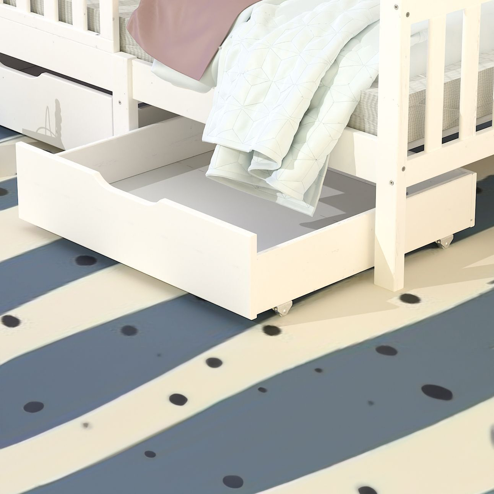 Комплект выдвижных ящиков под кровать Фиона из массива сосны 2 шт.