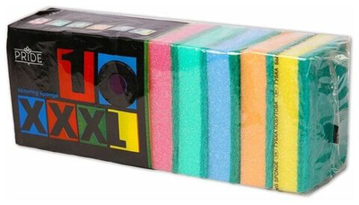 Губка для посуды "ГРАНД XXXL" с чист.слоем (10шт/20уп) 110х80х30