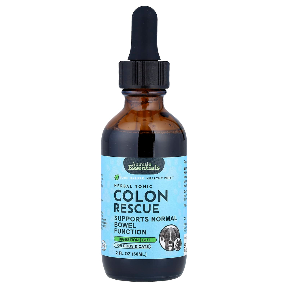 Animal Essentials, травяной тоник, для восстановления кишечника, для собак и кошек, 60 мл (2 жидк. унции)