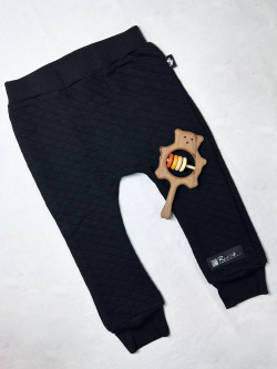 Штанишки утепленные Чёрный без карманов RinaAmari