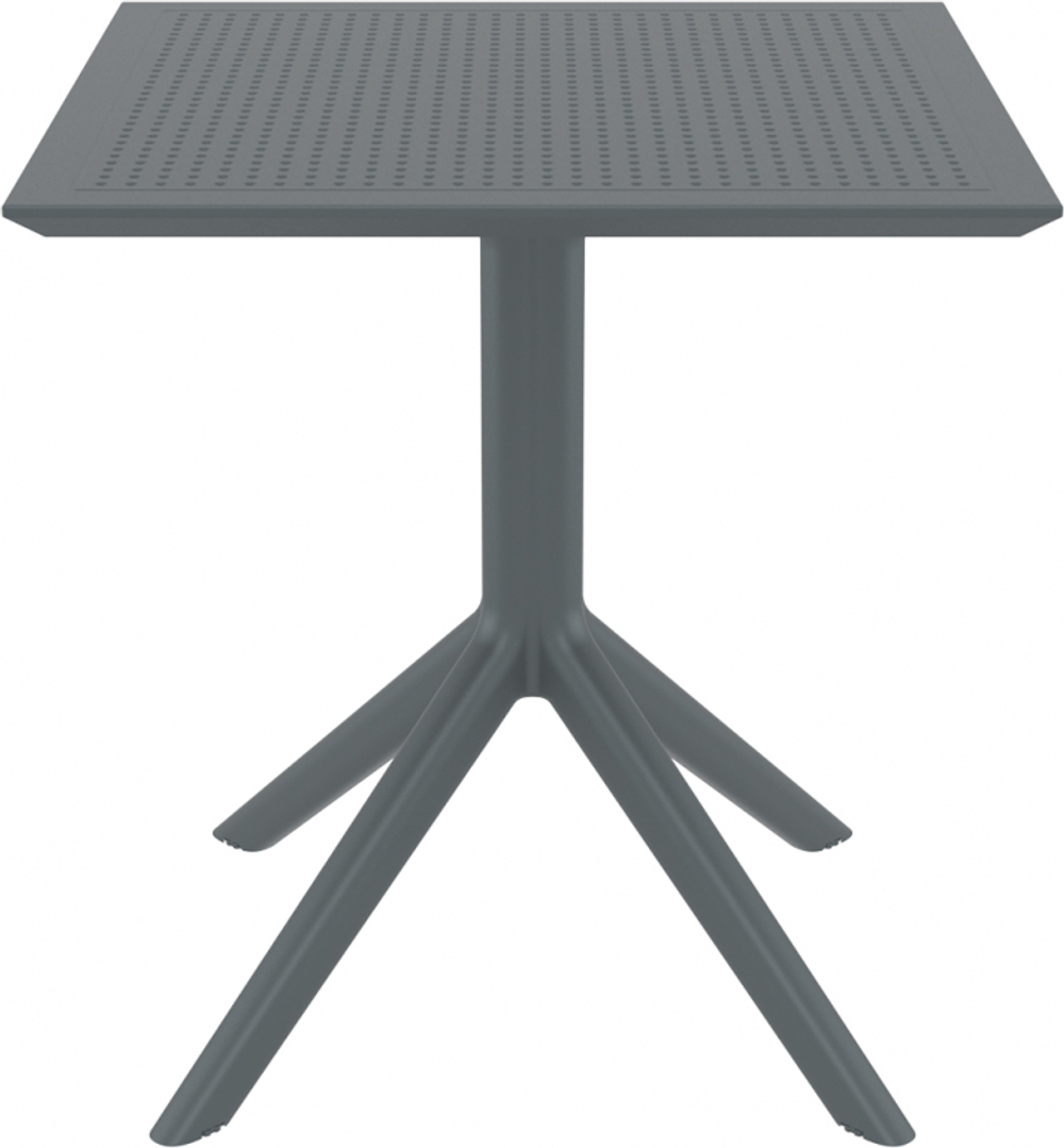 Стол пластиковый Siesta Contract Sky Table 70, темно-серый