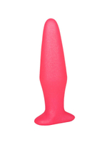 Розовая анальная пробка - 14 см. (Цвет: розовый)