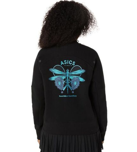 Женская теннисная куртка Asics Match Jacket Night Energy - performance black