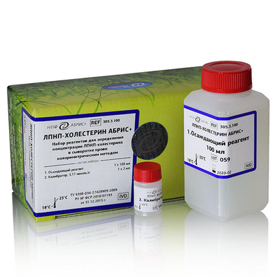 ЛПНП-(LDL)- Холестерин, Абрис (осаждение c гепарином), 100мл., 305.3.100, 1уп.