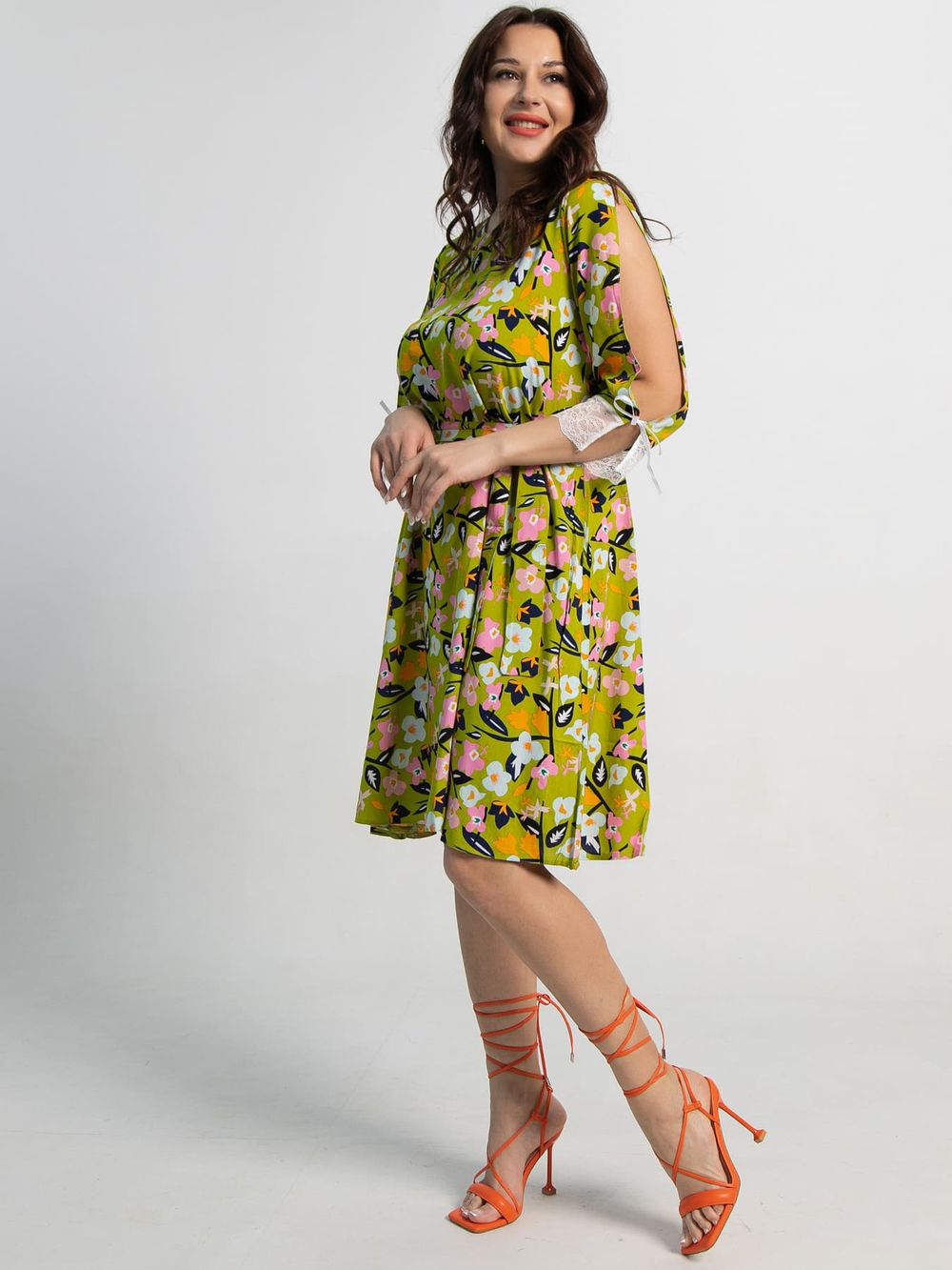 Платье Яна (зеленое) П15634-33М LT Collection