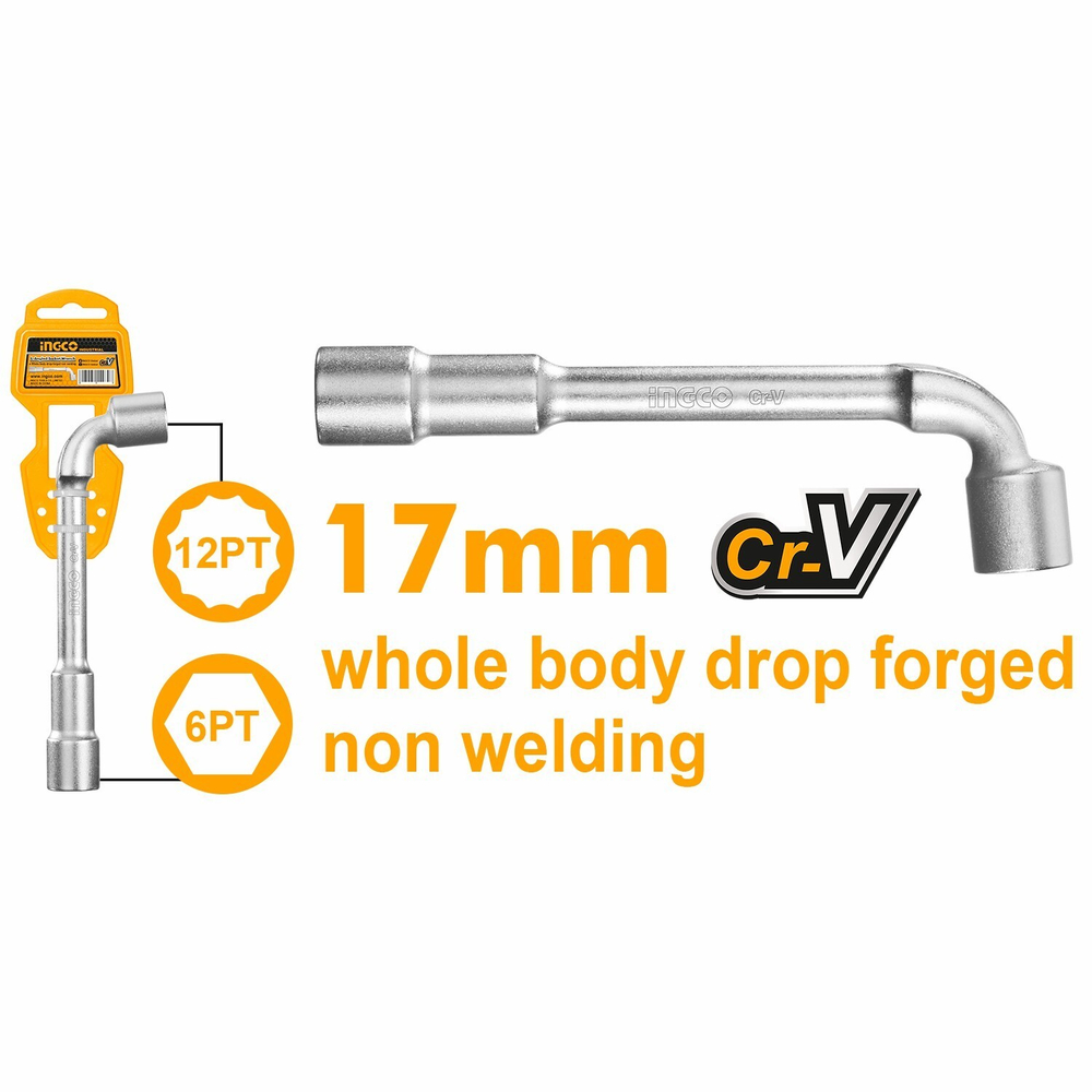 Торцевой L-образный ключ 17 мм INDUSTRIAL