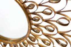 Зеркало настенное металлическое Garda Decor OA-5838 детали