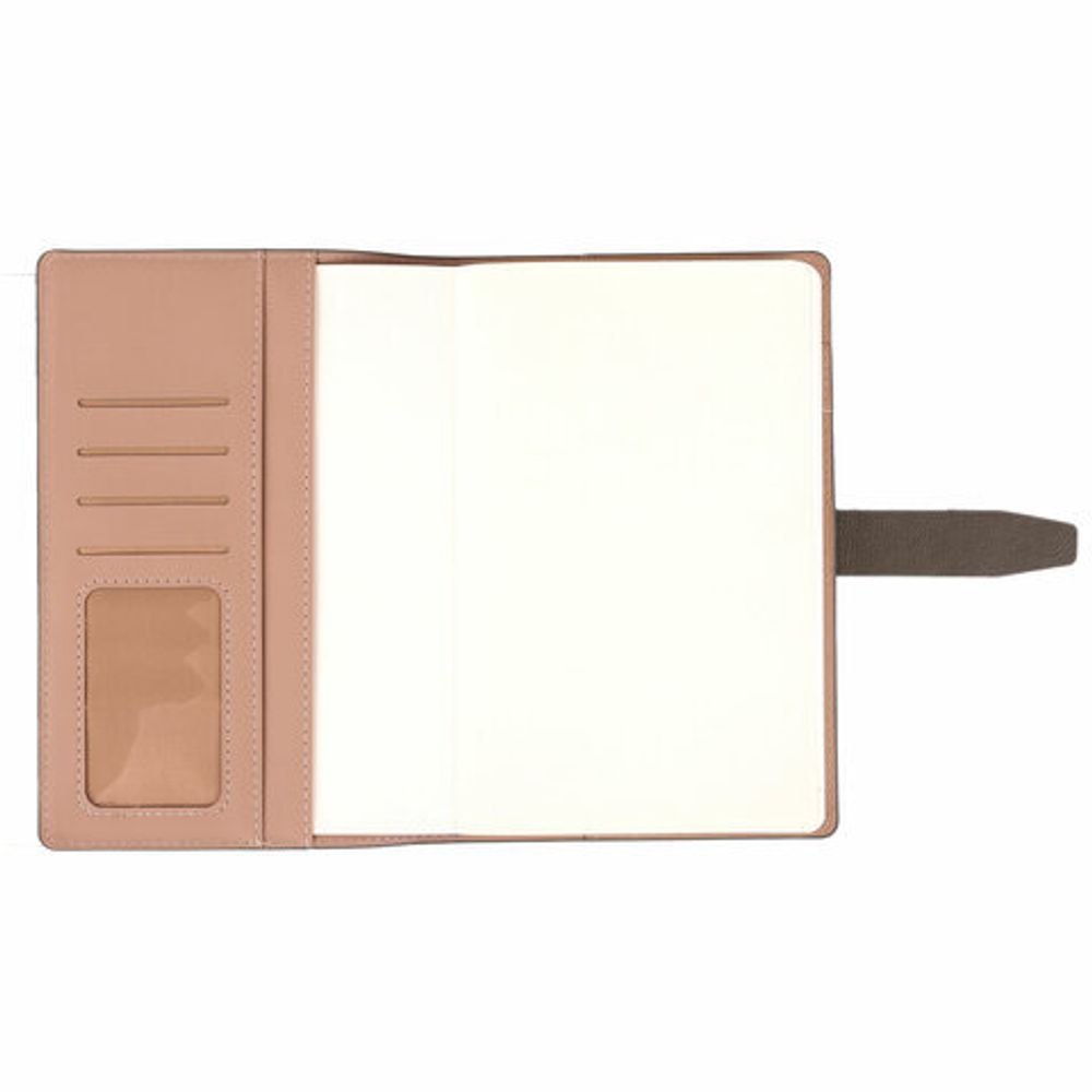 Ежедневник датированный 2025, А5, 143x218 мм, BRAUBERG "Journal", под кожу, застежка, органайзер, серый, 115881