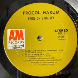 Винтажная виниловая пластинка LP Procol Harum Shine On Brightly (USA 1968)